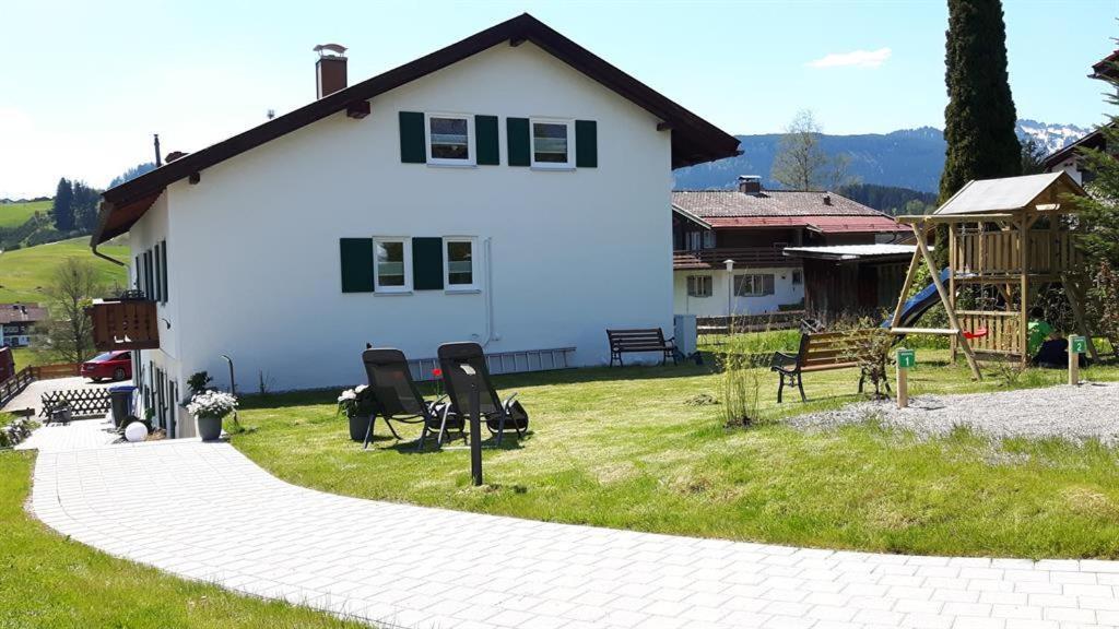 Ferienwohnung Ferienhaus Linder Fischen im Allgäu Exterior foto